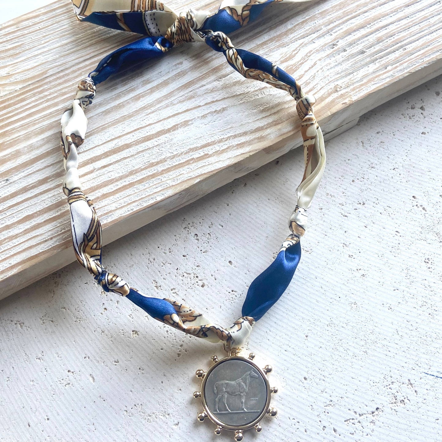 Scarf necklace charms pendants spring summer 2025