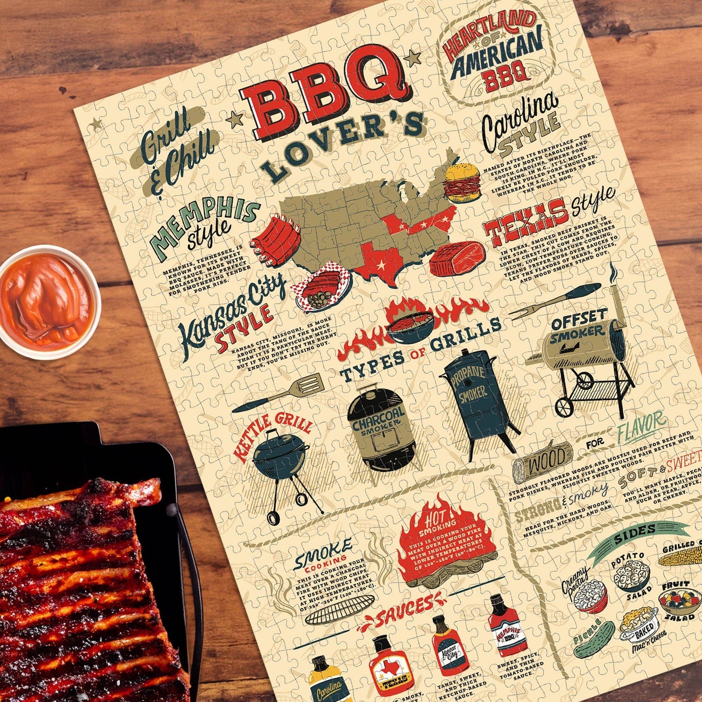 BBQ Lover's 500-piece Jigsaw Puzzle