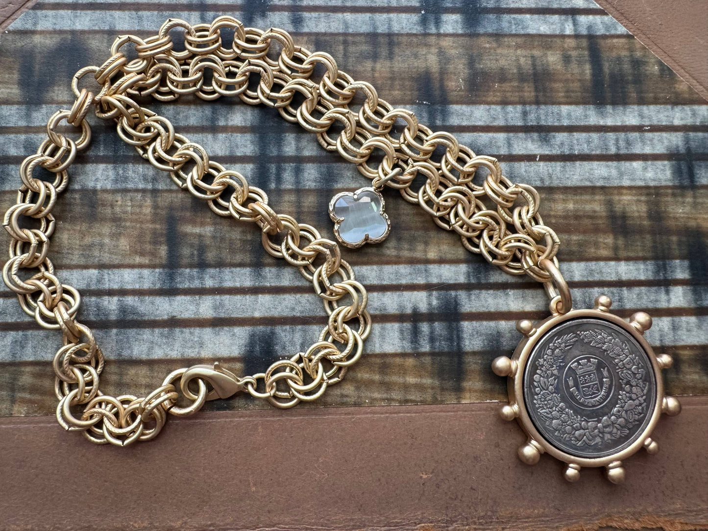 French Legacy Medallion Necklace