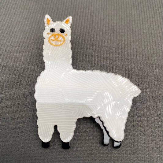 Alpaca Acrylic Brooch