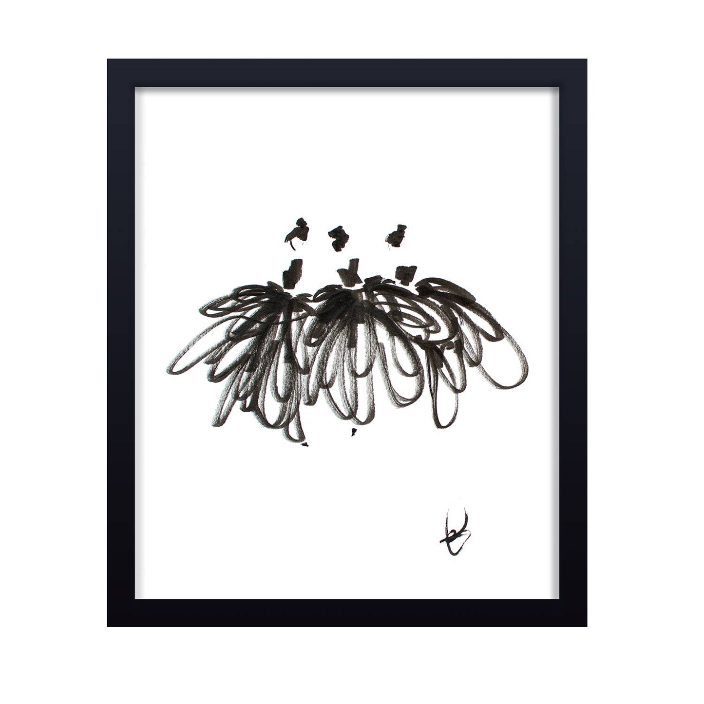 Study Of Dress No.3' Framed Print Wall Art