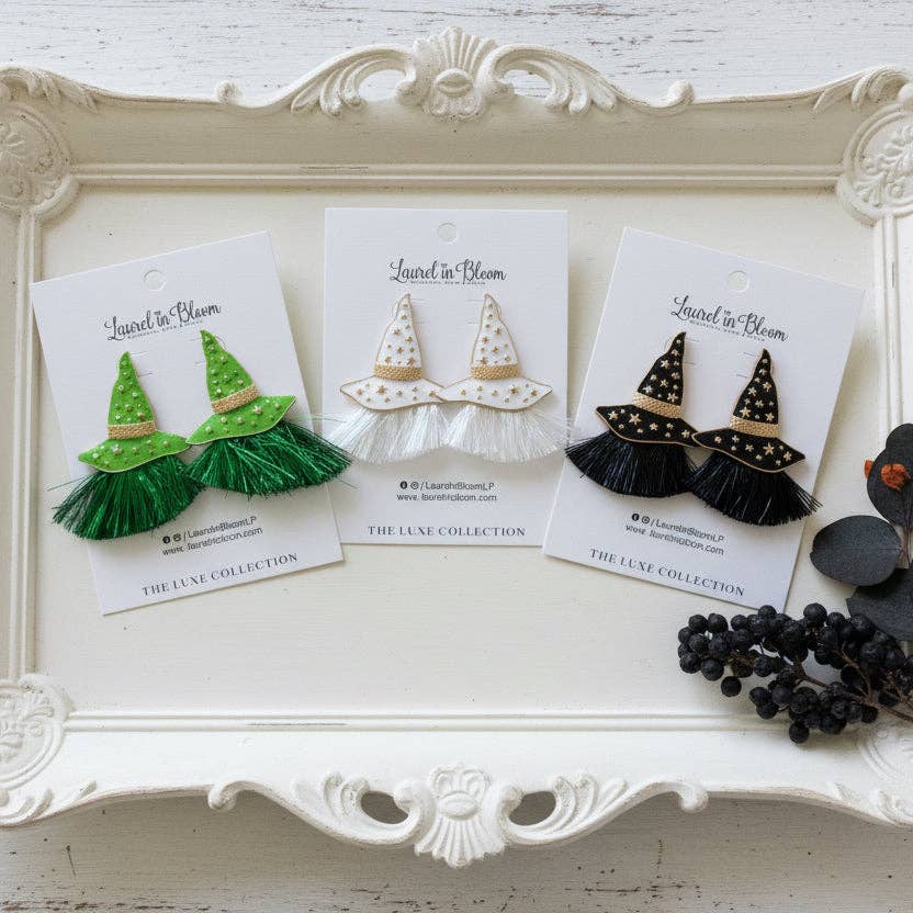 A Little Bit Wicked Witch Earrings