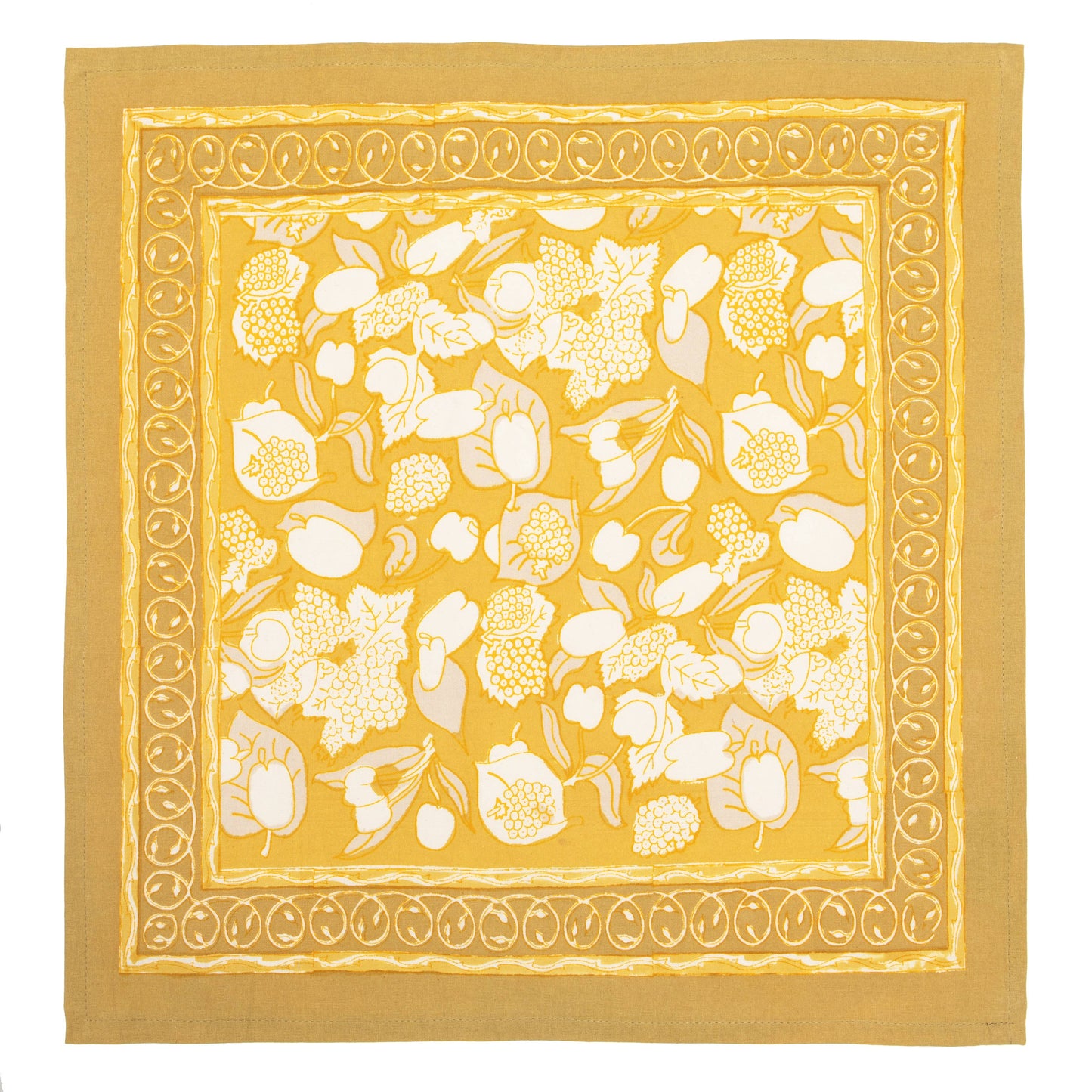 Forest Harvest Grey & Mustard Napkins - Set of 6