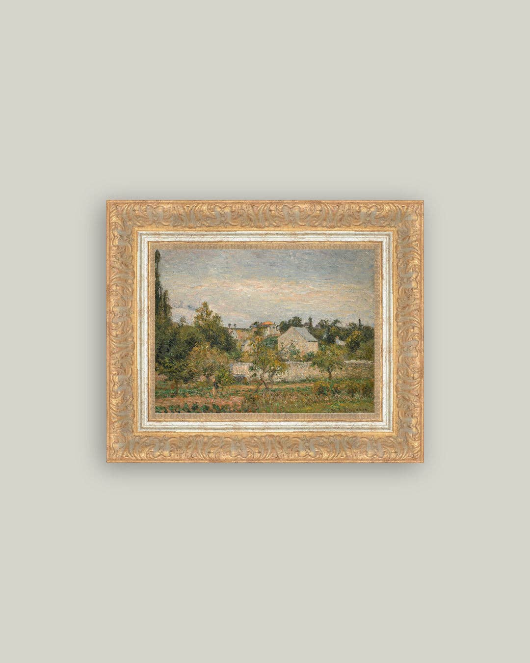 Hermitage Pontoise Framed Antique Art