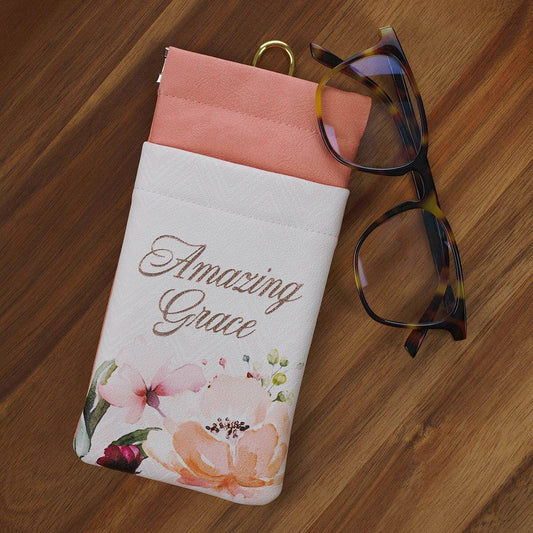 Eyeglass Case Coral Amazing Grace