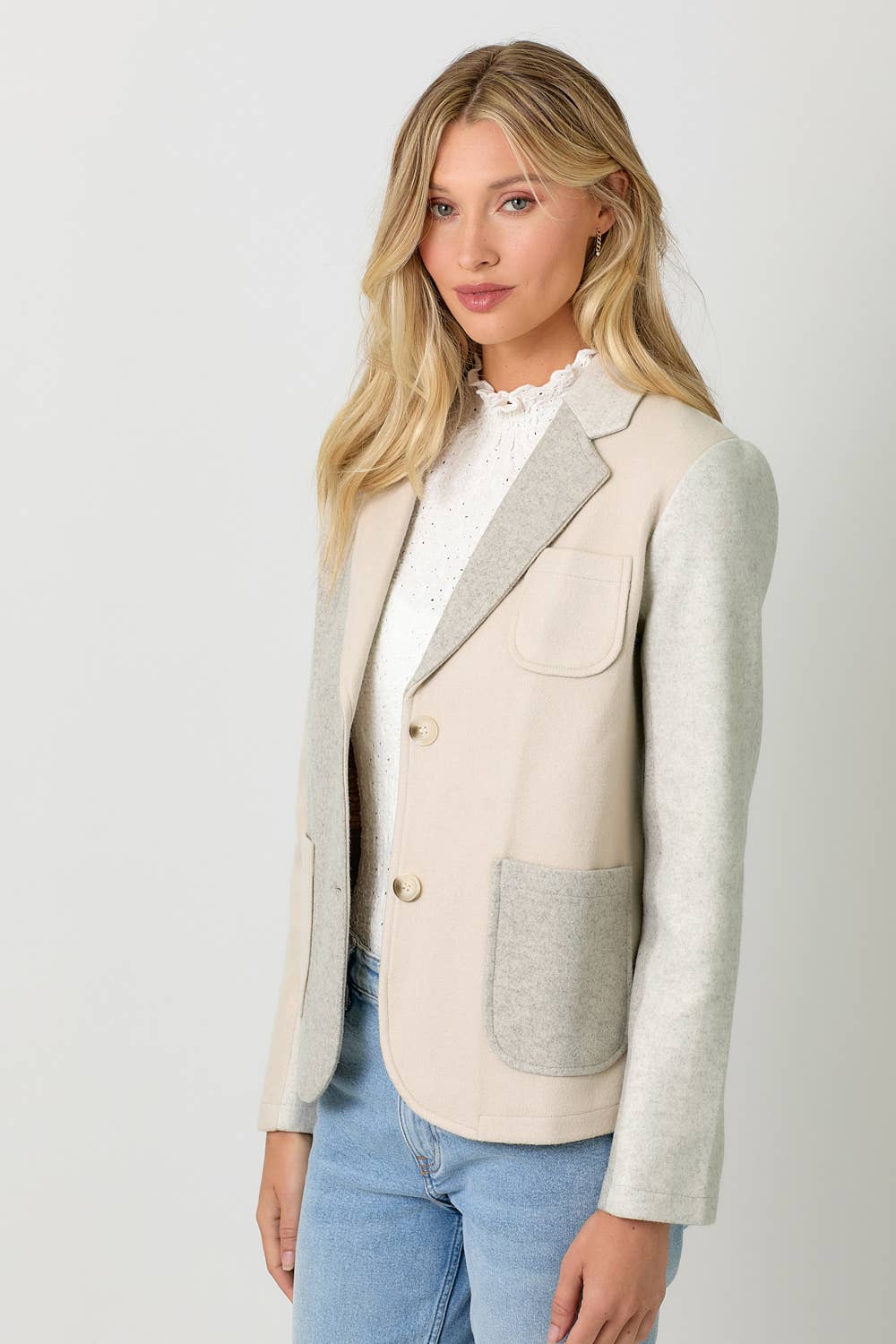 Color Blocked Sport Coat