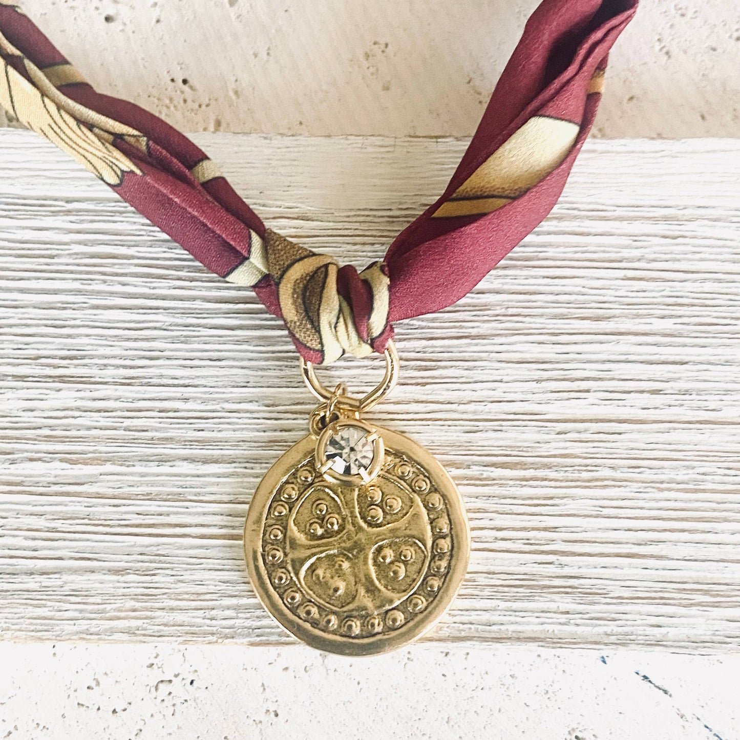 Scarf necklace charms pendants spring summer 2025