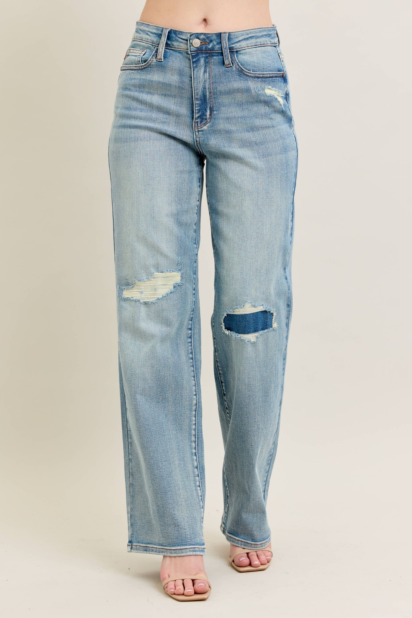 Destroy & Knee Patch Straight