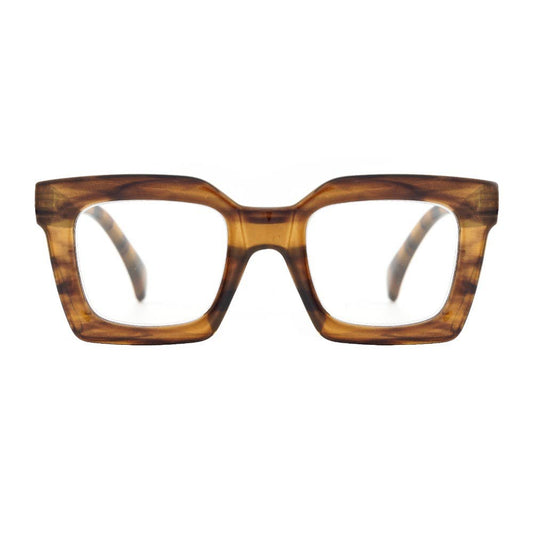 FIONA | Striped Brown | Blue Light