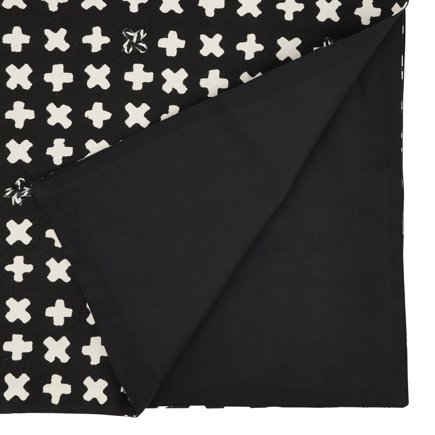 Embroidered Crosses Runner
