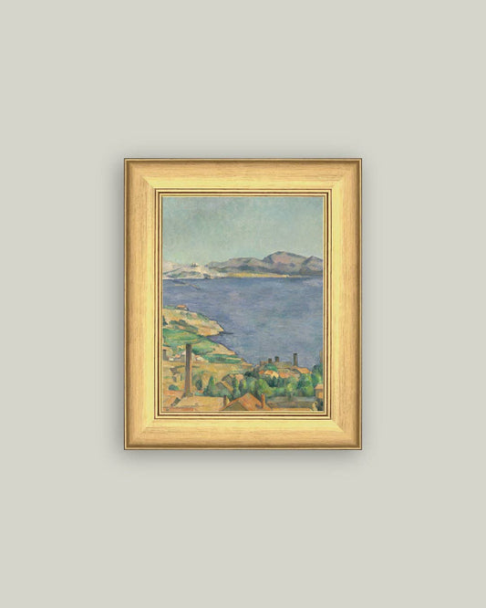 The Gulf of Marseilles Framed Antique Art
