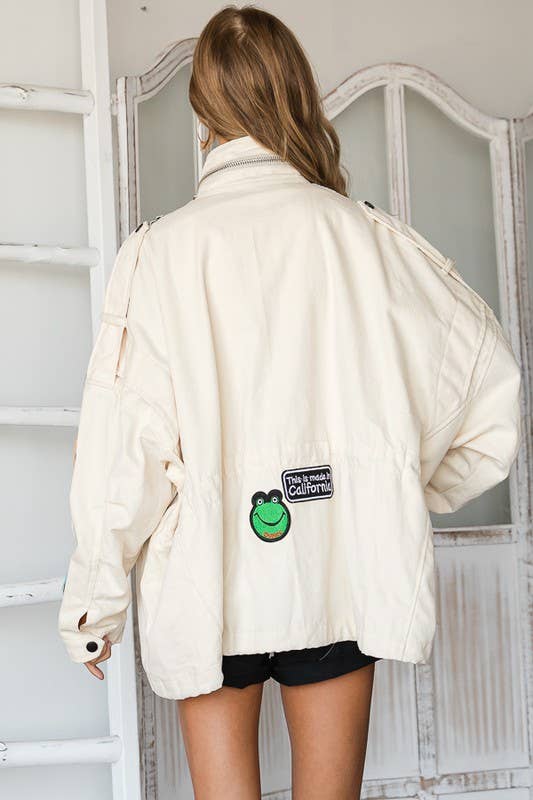 Smile Patchwork Jacket