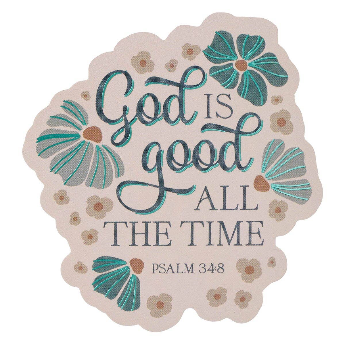 Sticker Vinyl God Is Good Ps. 34:8