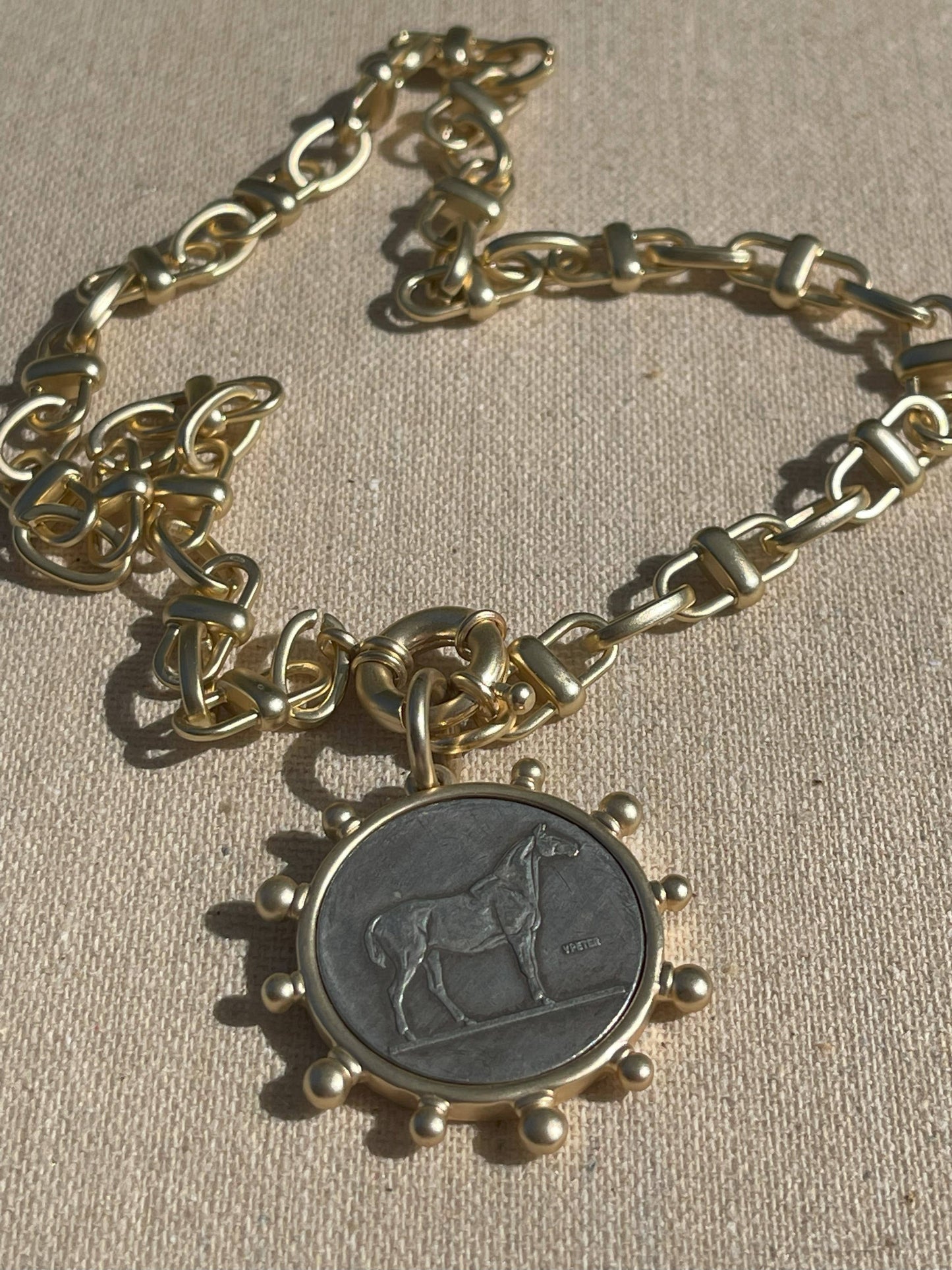 McKinney Horse Medallion Necklace