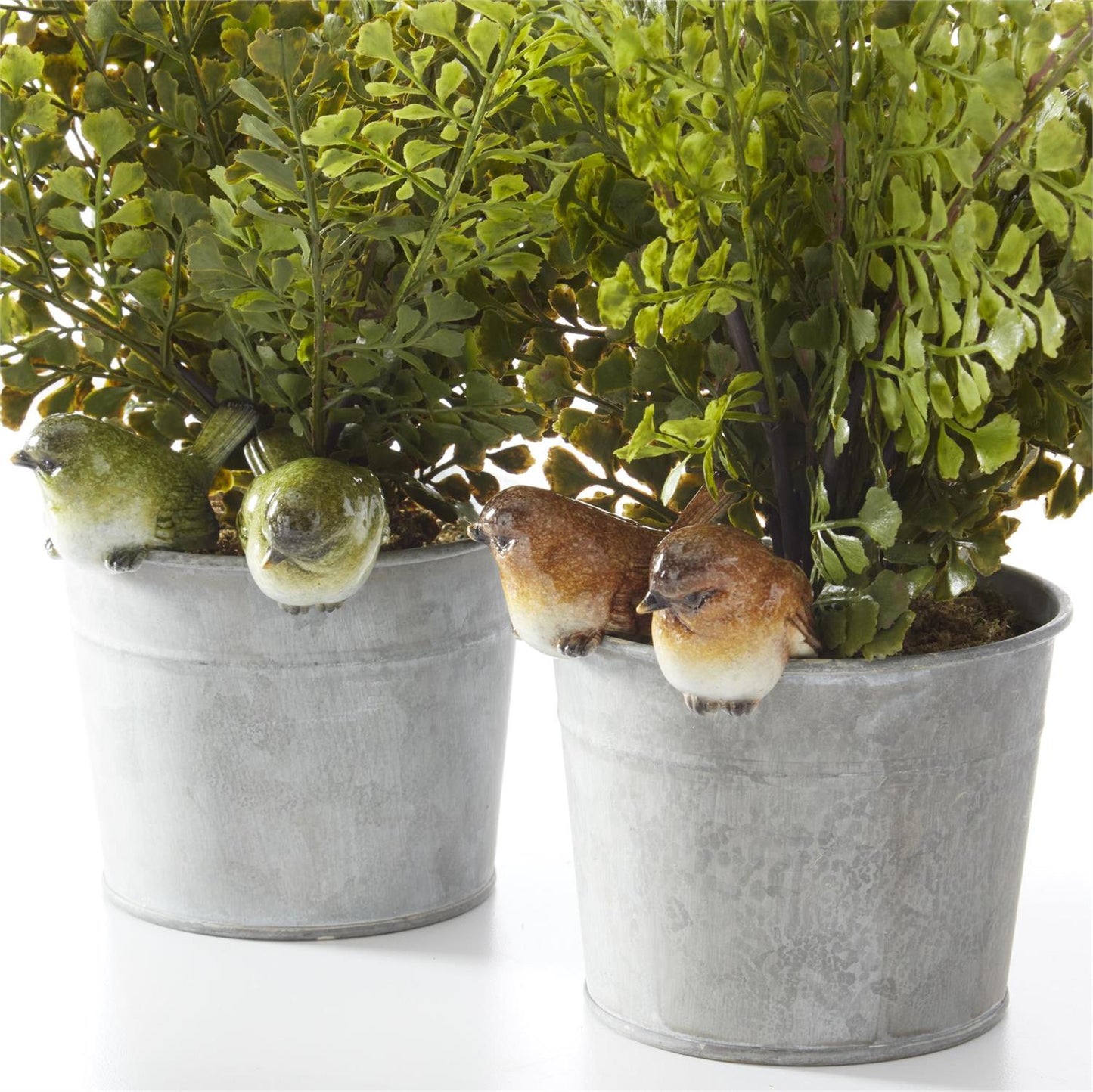 Green Bird Pot Hanger