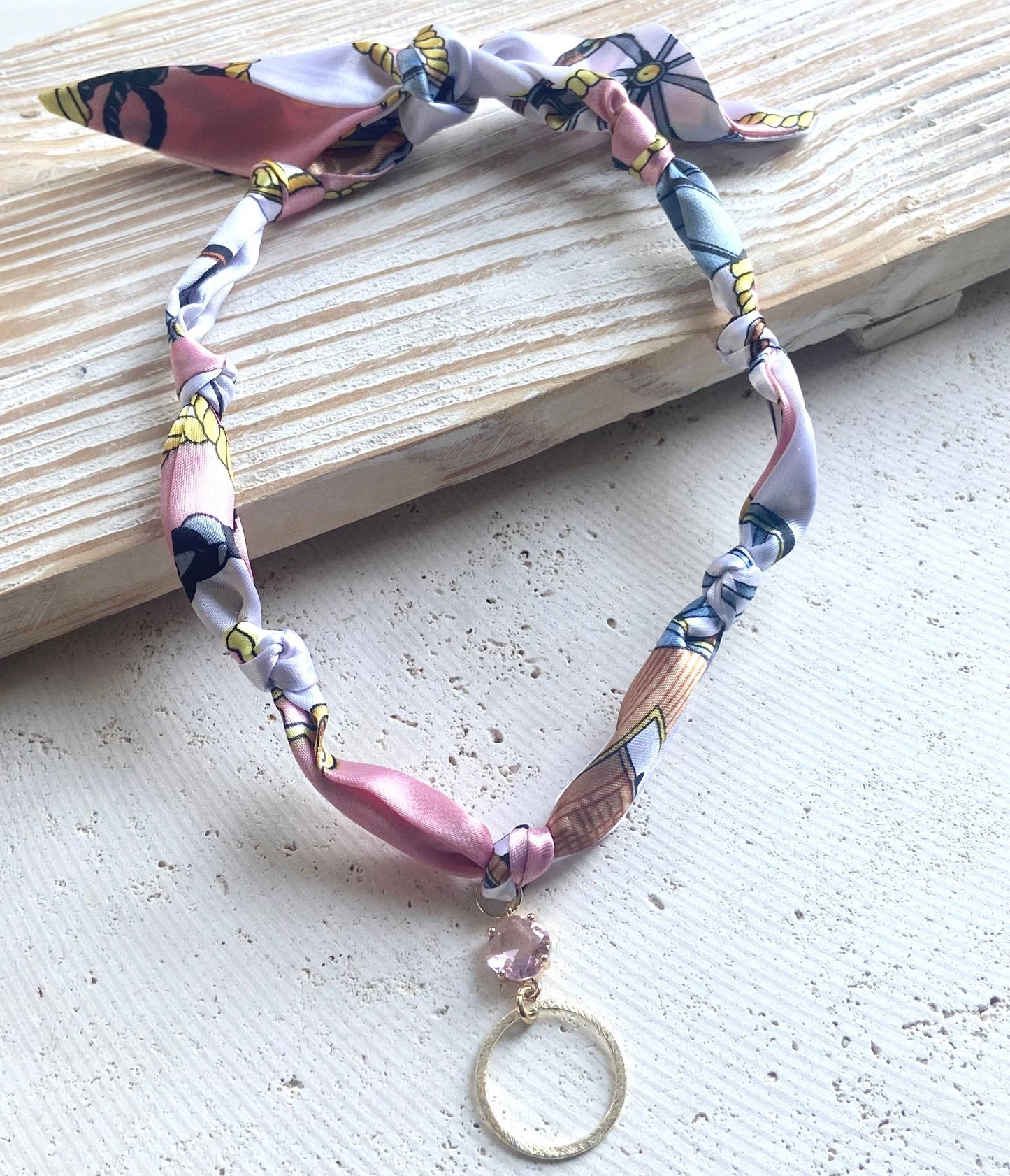 Scarf necklace charms pendants spring summer 2025