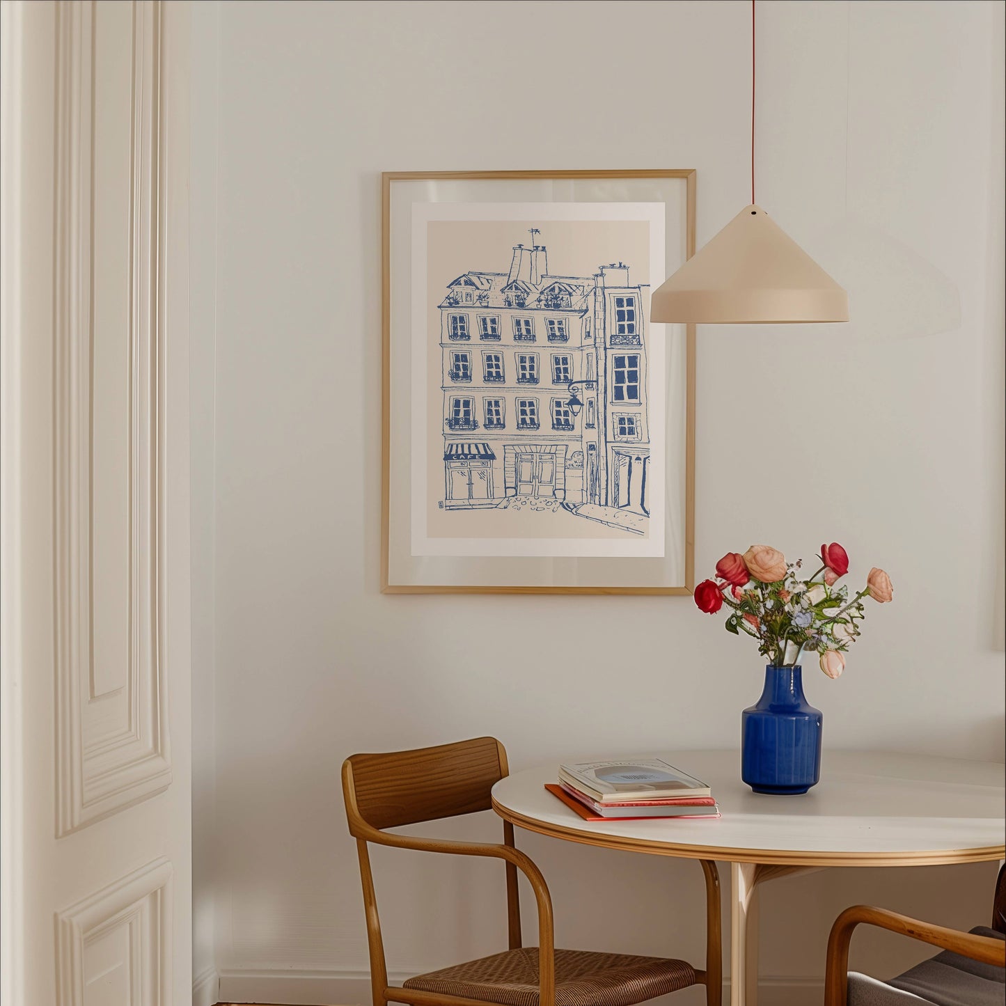 "A Cafe in Paris", Giclée Fine Art Print