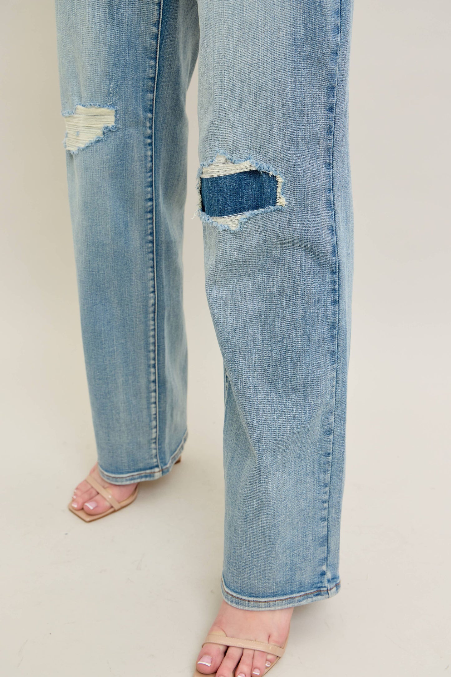 Destroy & Knee Patch Straight