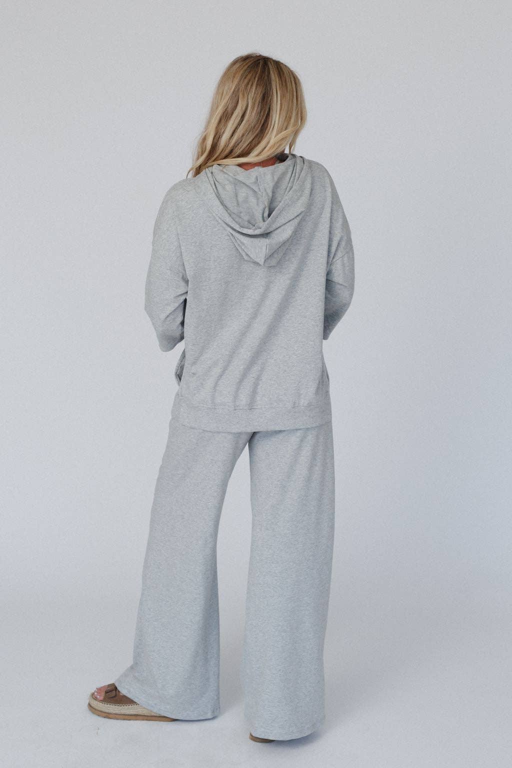 Arianna Top And Pant Set - Heather Gray