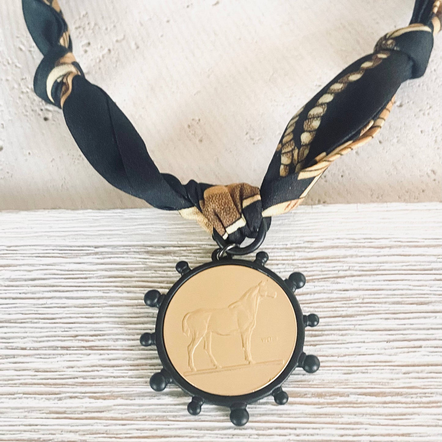 Scarf necklace charms pendants spring summer 2025