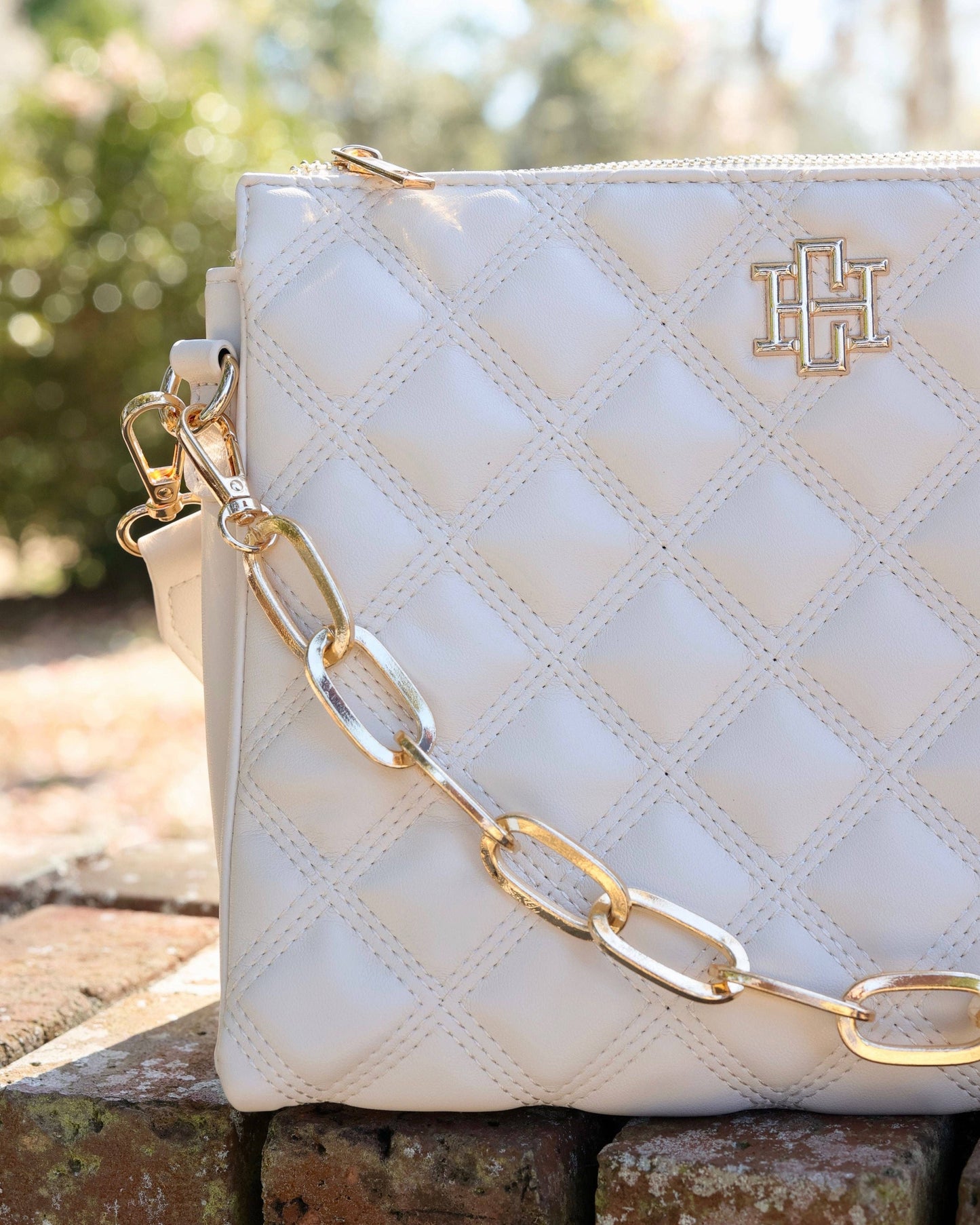 Ariana Crossbody Cream Quilted DQ