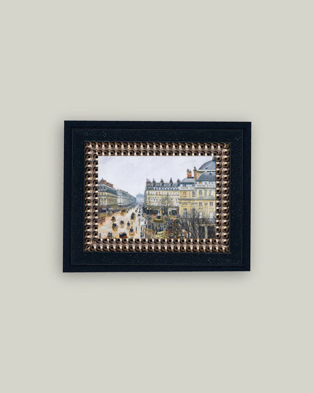 Place Du Theatre Framed Antique Art