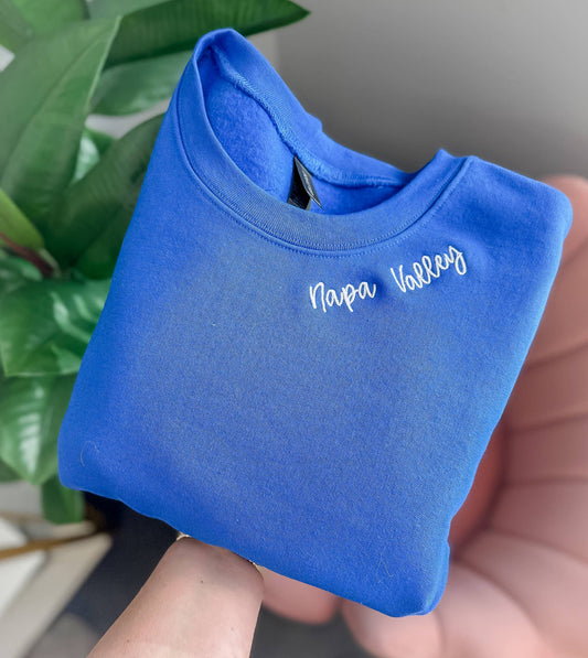 Custom Embroidered Sweatshirt, Embroidered, Hudson, OH