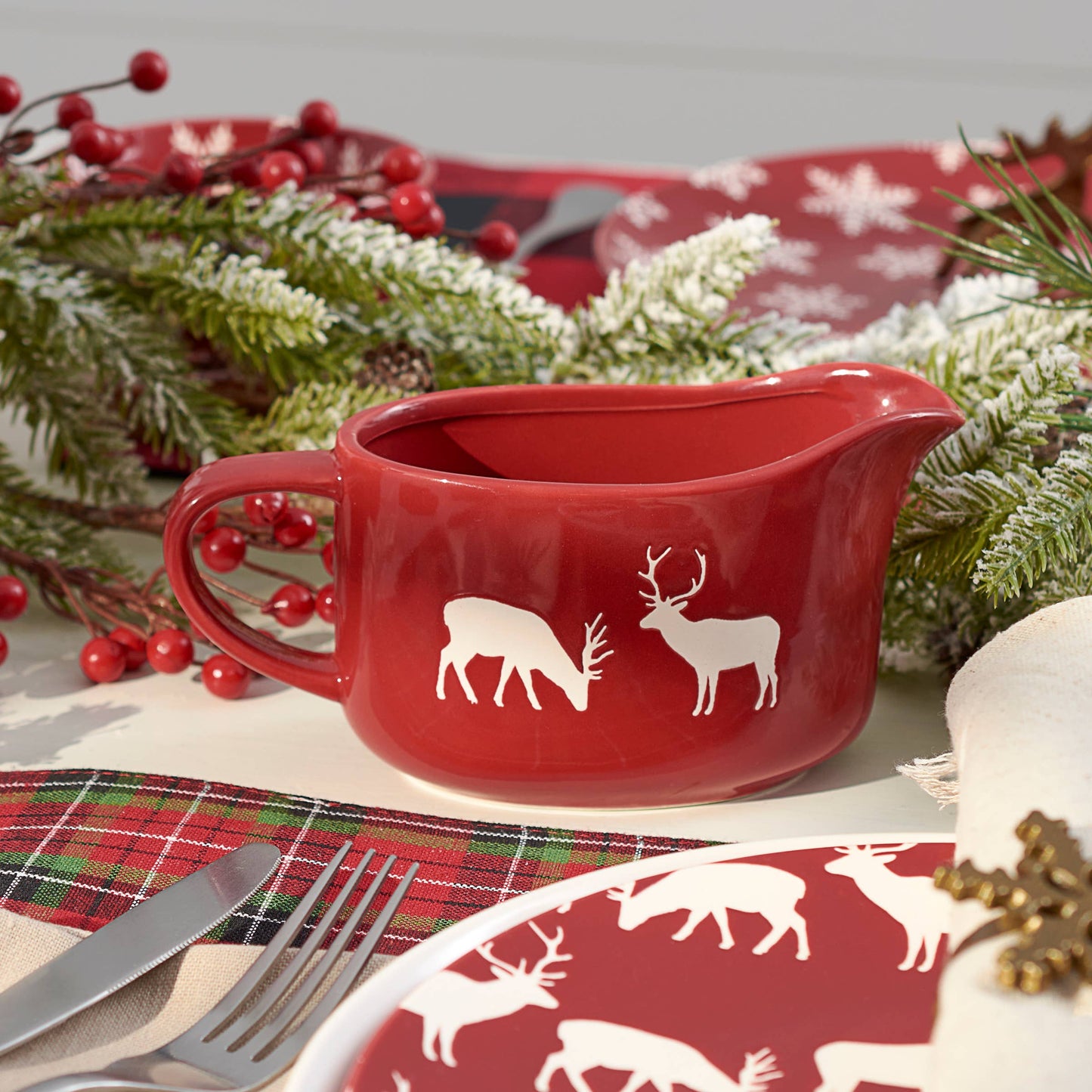 Deer Gravy Boat