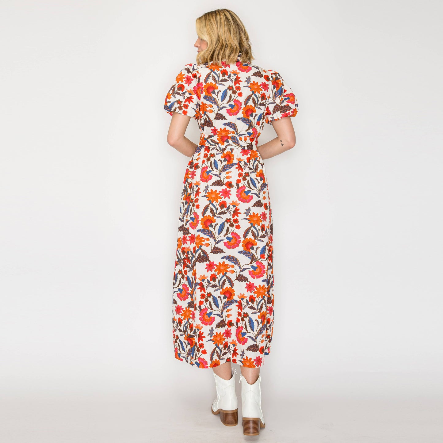 Festival Dream Shirts Midi Dress - LWD3182