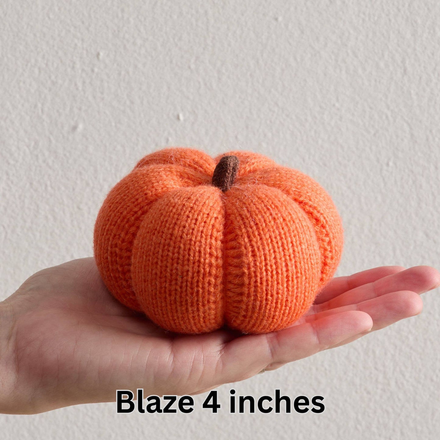 Cozy Knit Pumpkins, variegated yarns, unique autumn colors