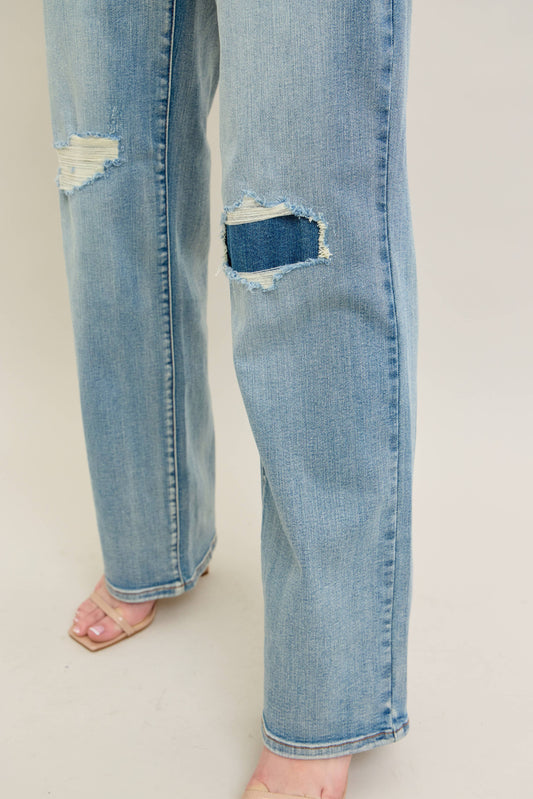 Destroy & Knee Patch Straight