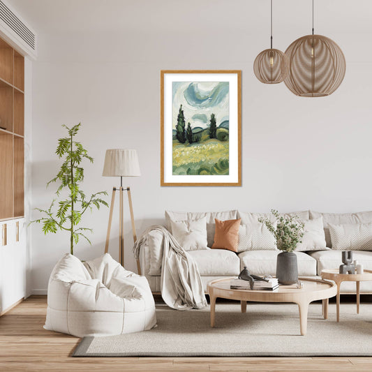 "Whirlwind Dream" Framed Print Wall Art