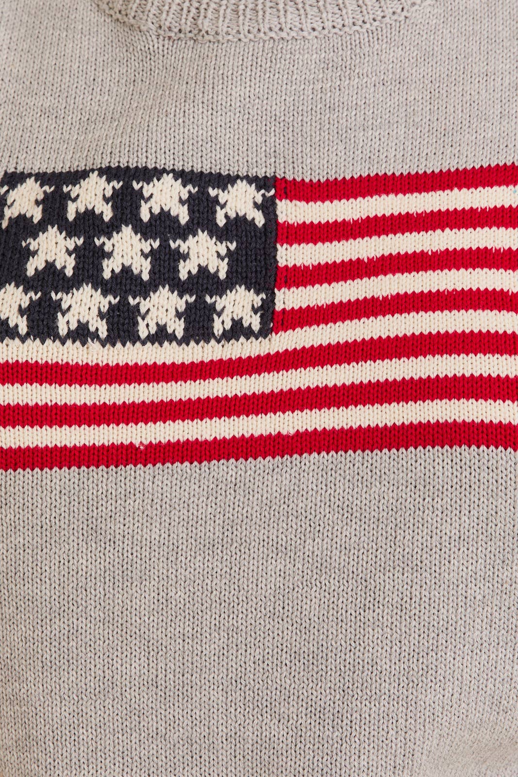 AMERICAN FLAG SLEEVELESS SWEATER TOP