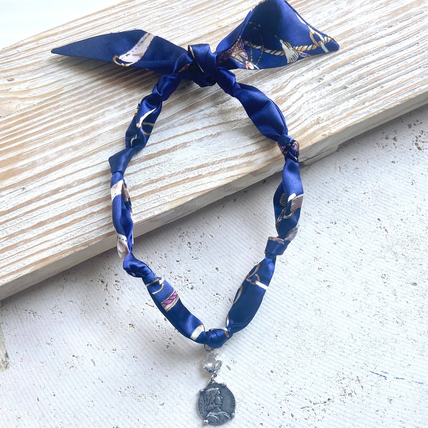 Scarf necklace charms pendants spring summer 2025