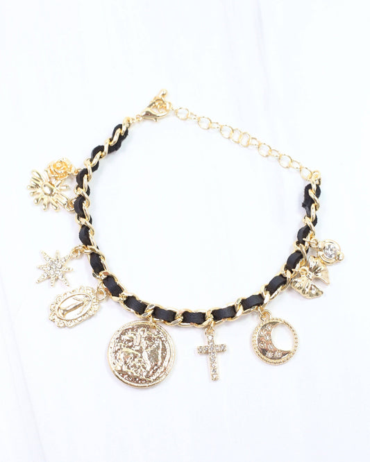 Misty Charm Bracelet Black