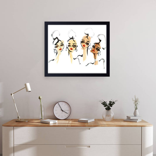 'Vogue' Framed Print Wall Art by Chauncey Jacks