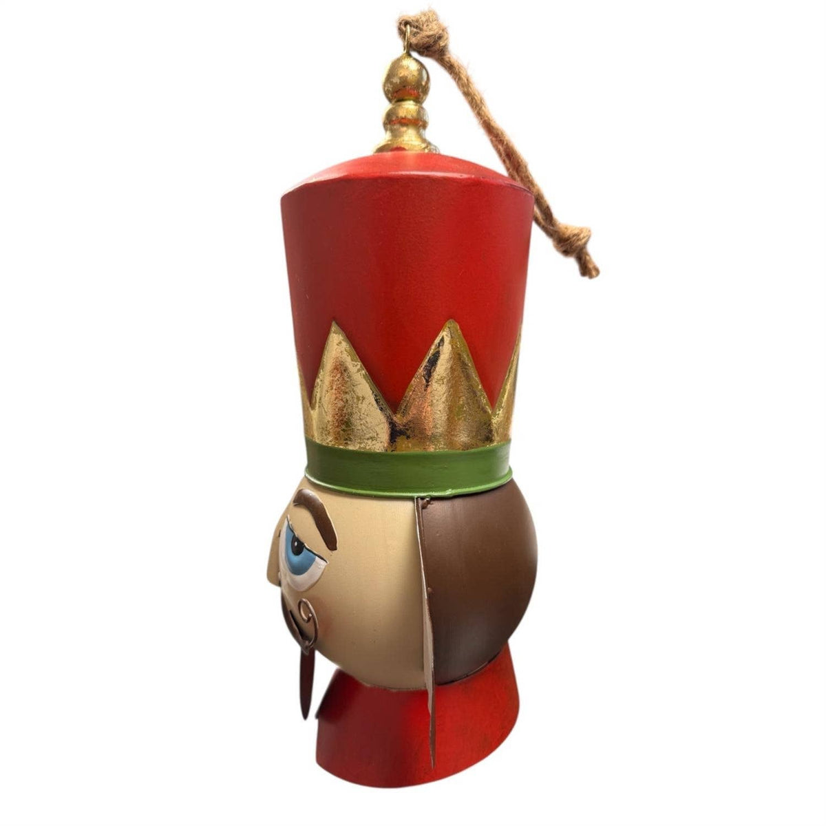 Royal Nutcracker Head Ornament Metal 20"