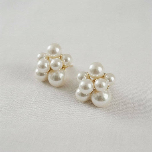 Chic Vintage Pearl Layered Drop Earrings