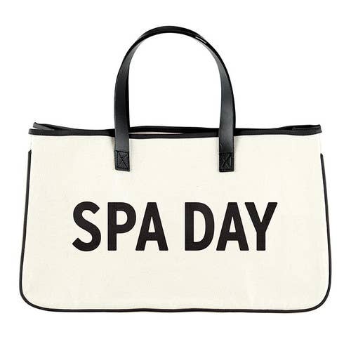 Canvas Tote - Natural - Spa Day