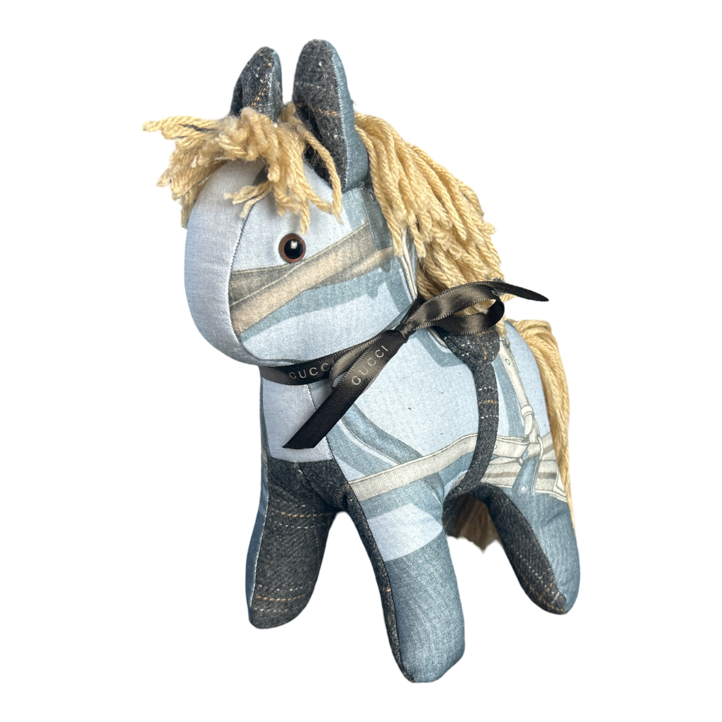 Vintage Silk Scarf Patchwork Pony