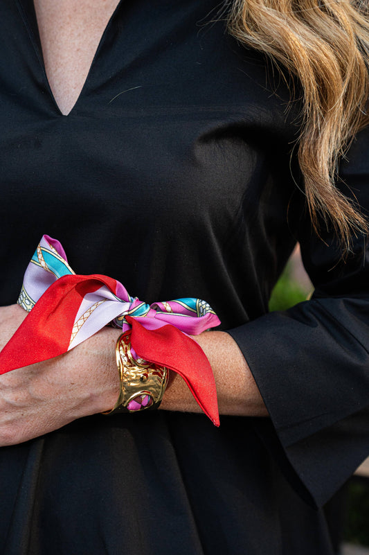 Scalloped Scarf Cuff - Wren