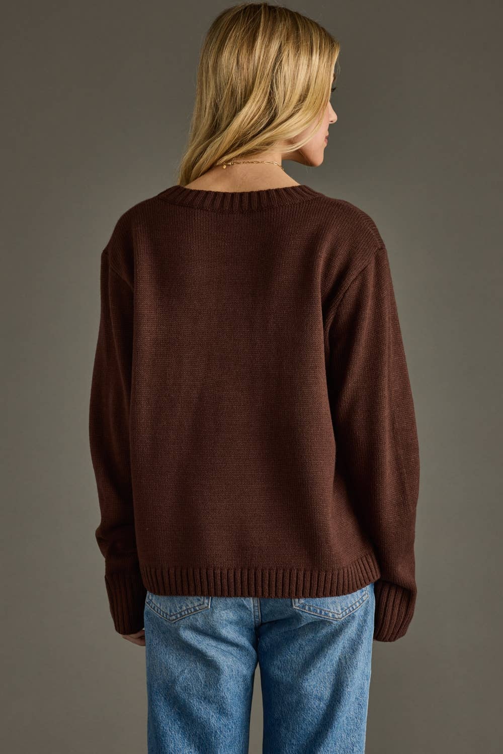 Dk. Brown Coffee Weather Sweater