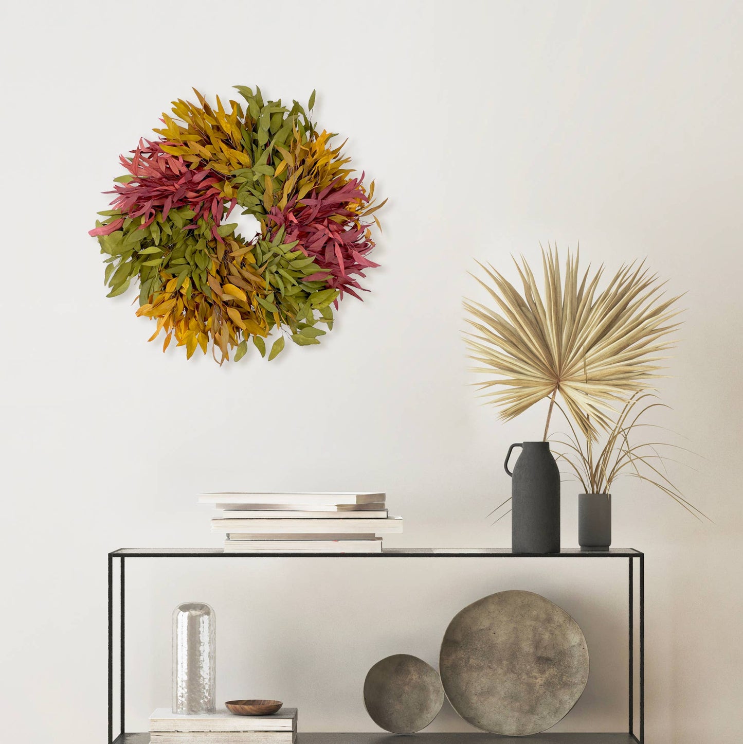 Harvest Farmhouse Willow Wreath