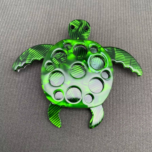 Turtle Acrylic Brooch