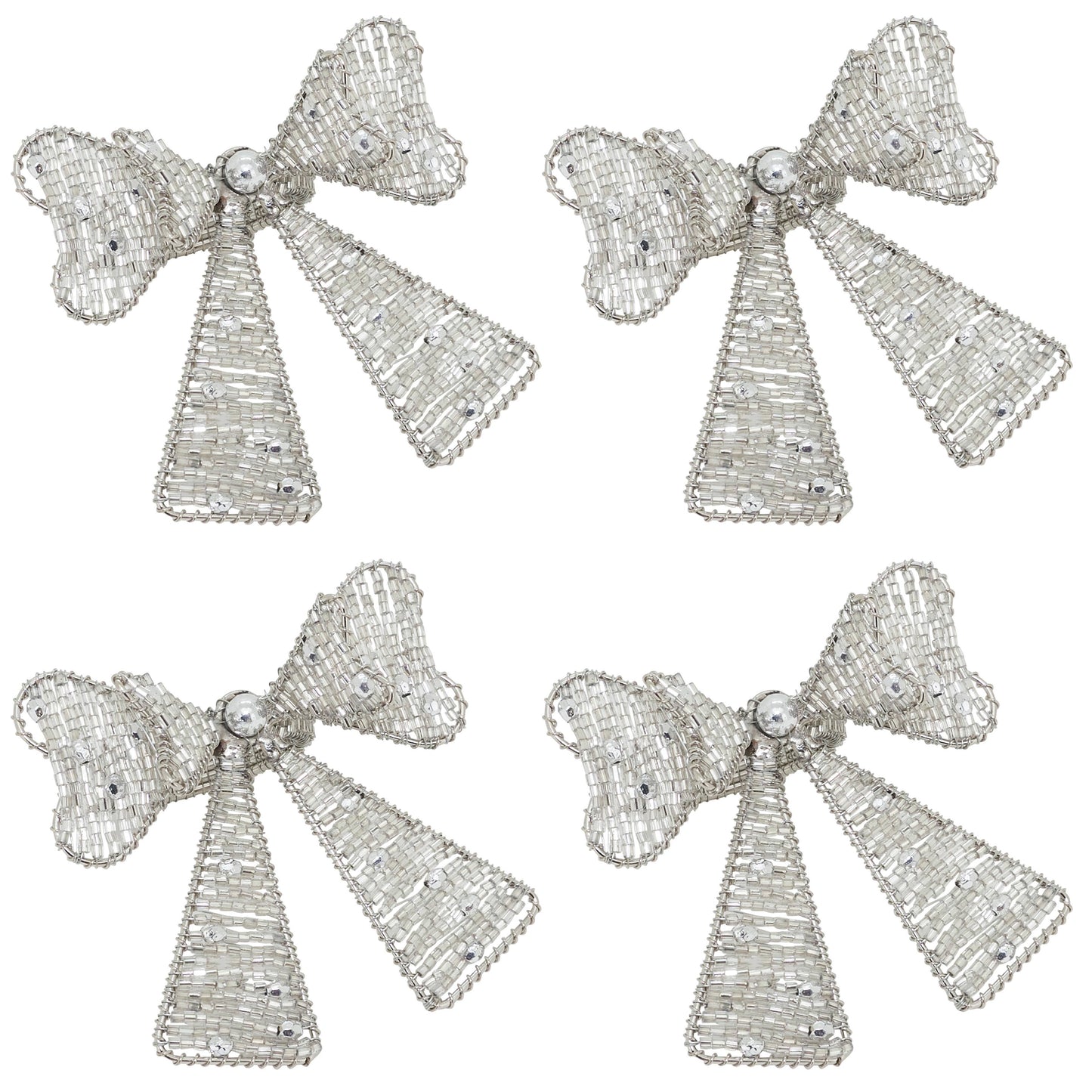 Beaded Bow Napkin Ring