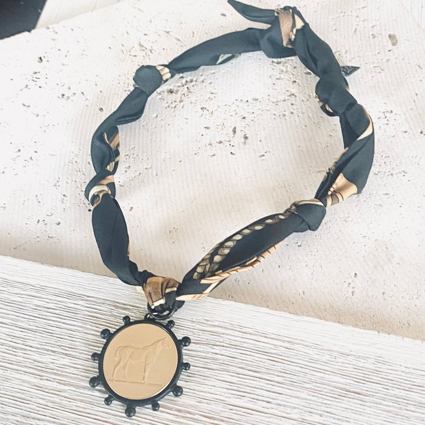Scarf necklace charms pendants spring summer 2025