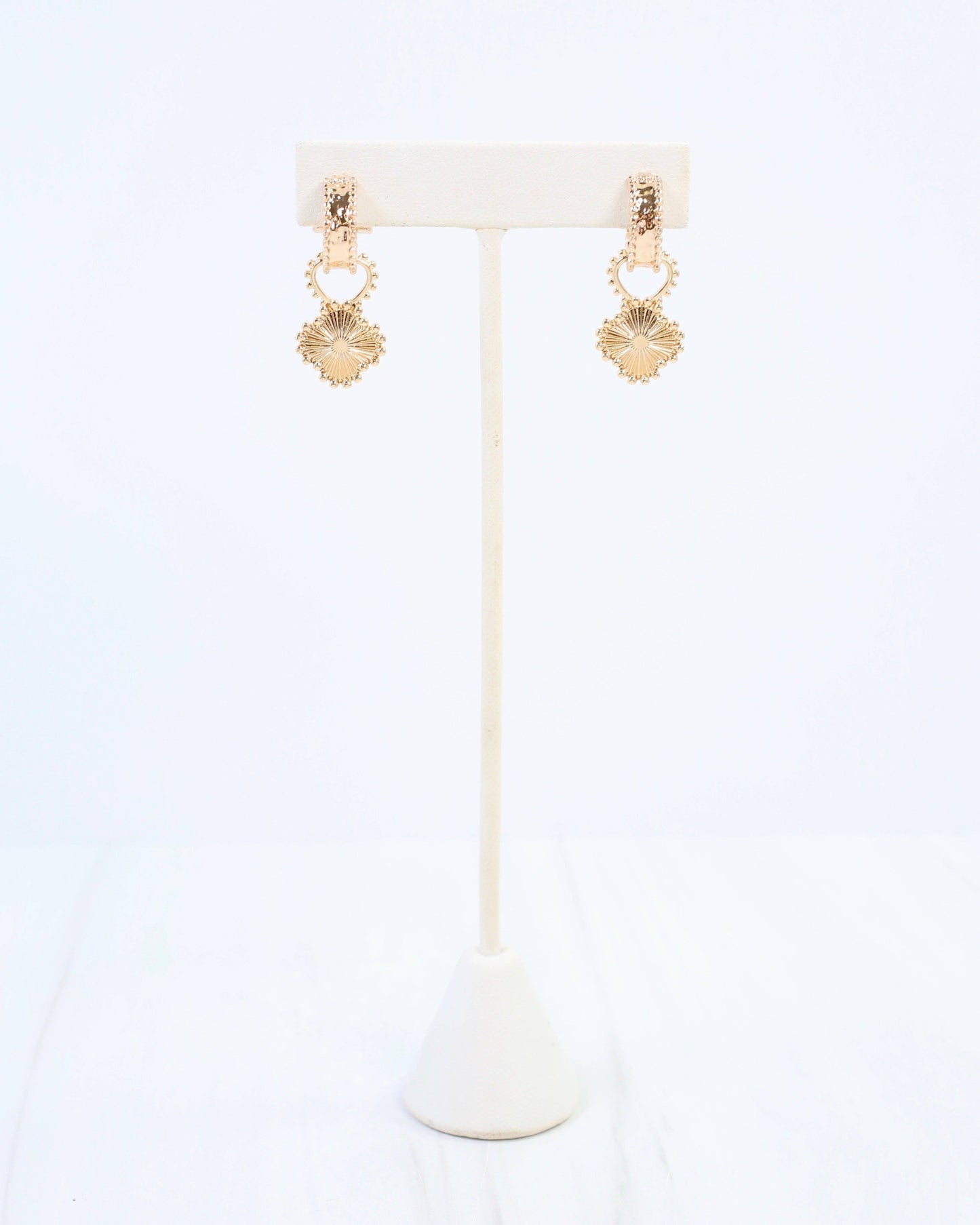 Hector Clover Hoop Earring Gold