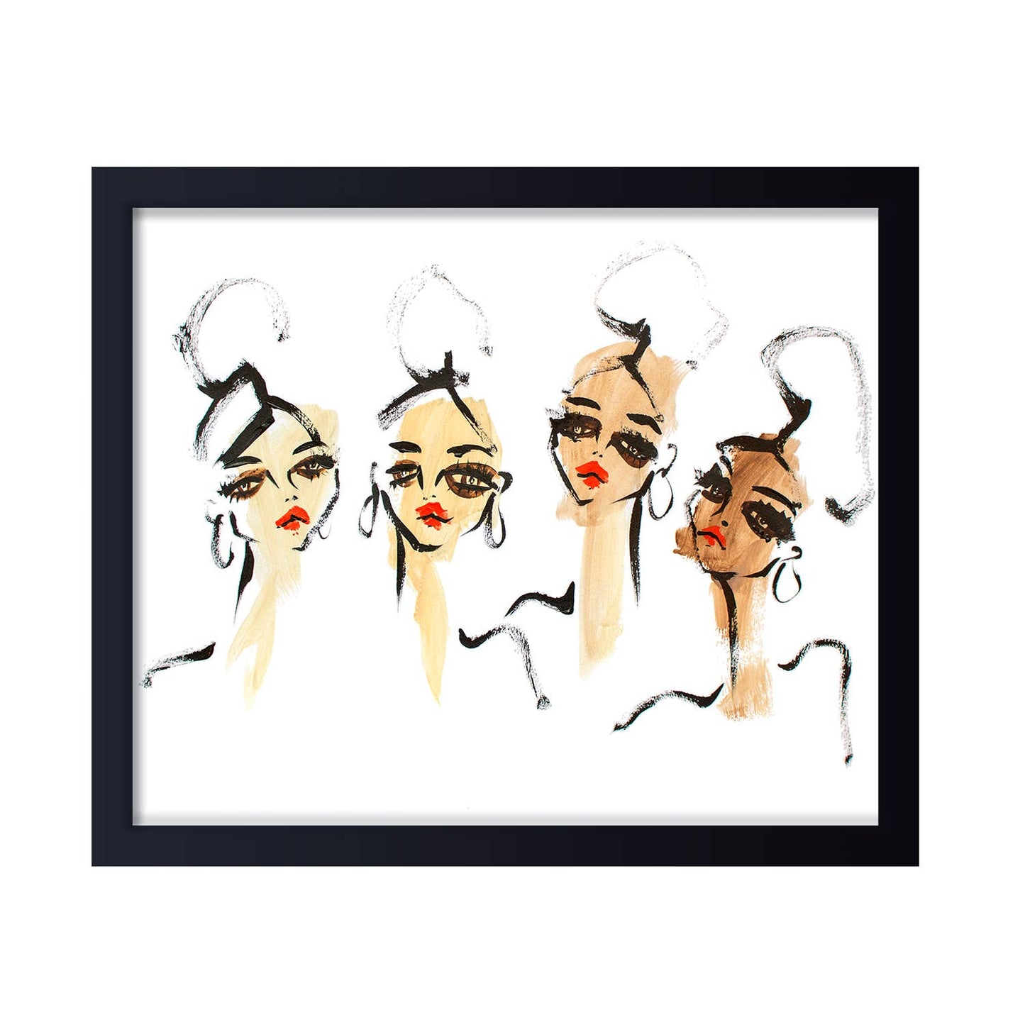 'Vogue' Framed Print Wall Art by Chauncey Jacks