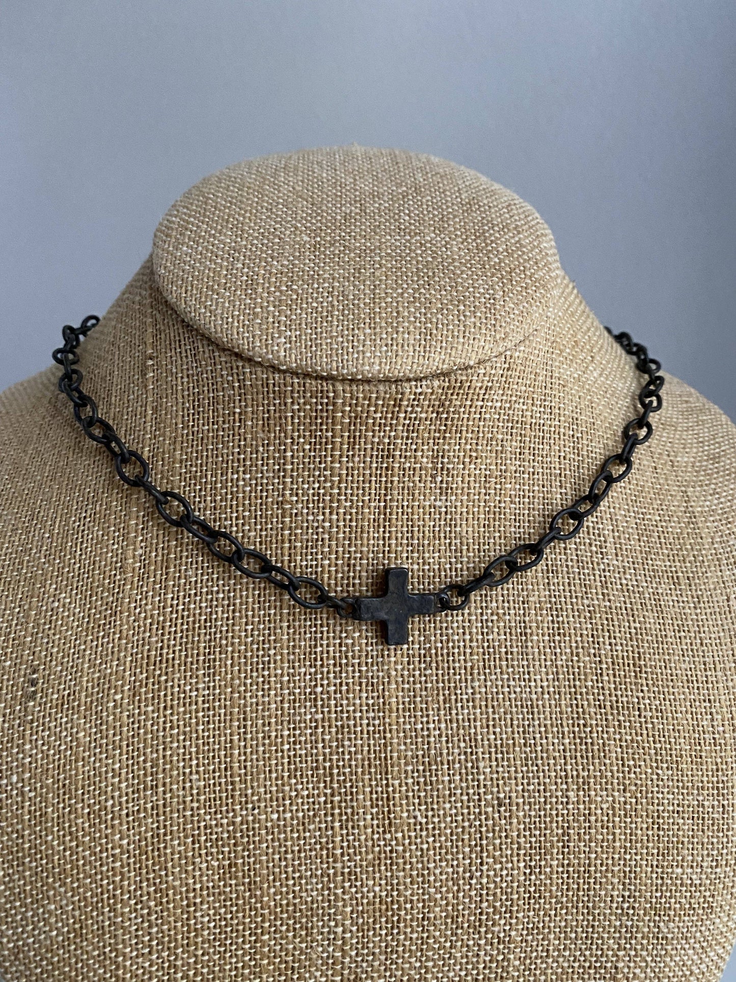Josephine Gold Choker Necklace - 16"