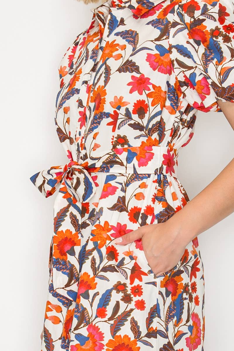Festival Dream Shirts Midi Dress - LWD3182